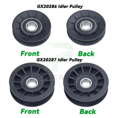 POSEAGLE pulleys and belt packaged together for easy replacement and complete repair