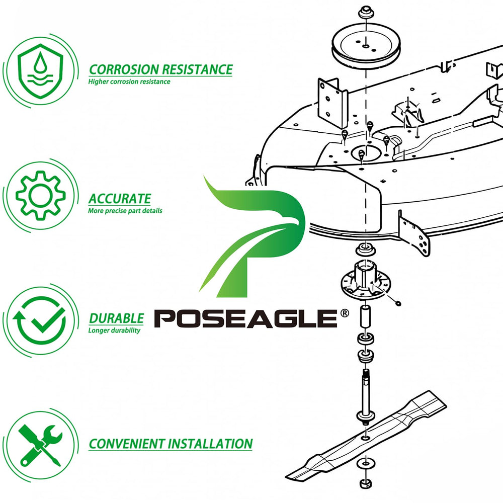 POSEAGLE aluminum alloy surface detail emphasizing corrosion-resistant finish and strength