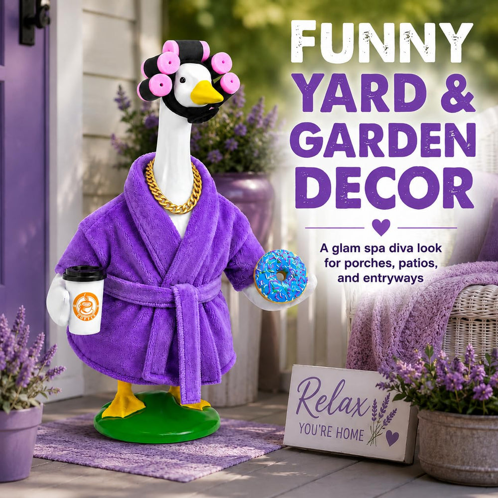 PRAXUL back and side of purple robe showing natural drape and fit