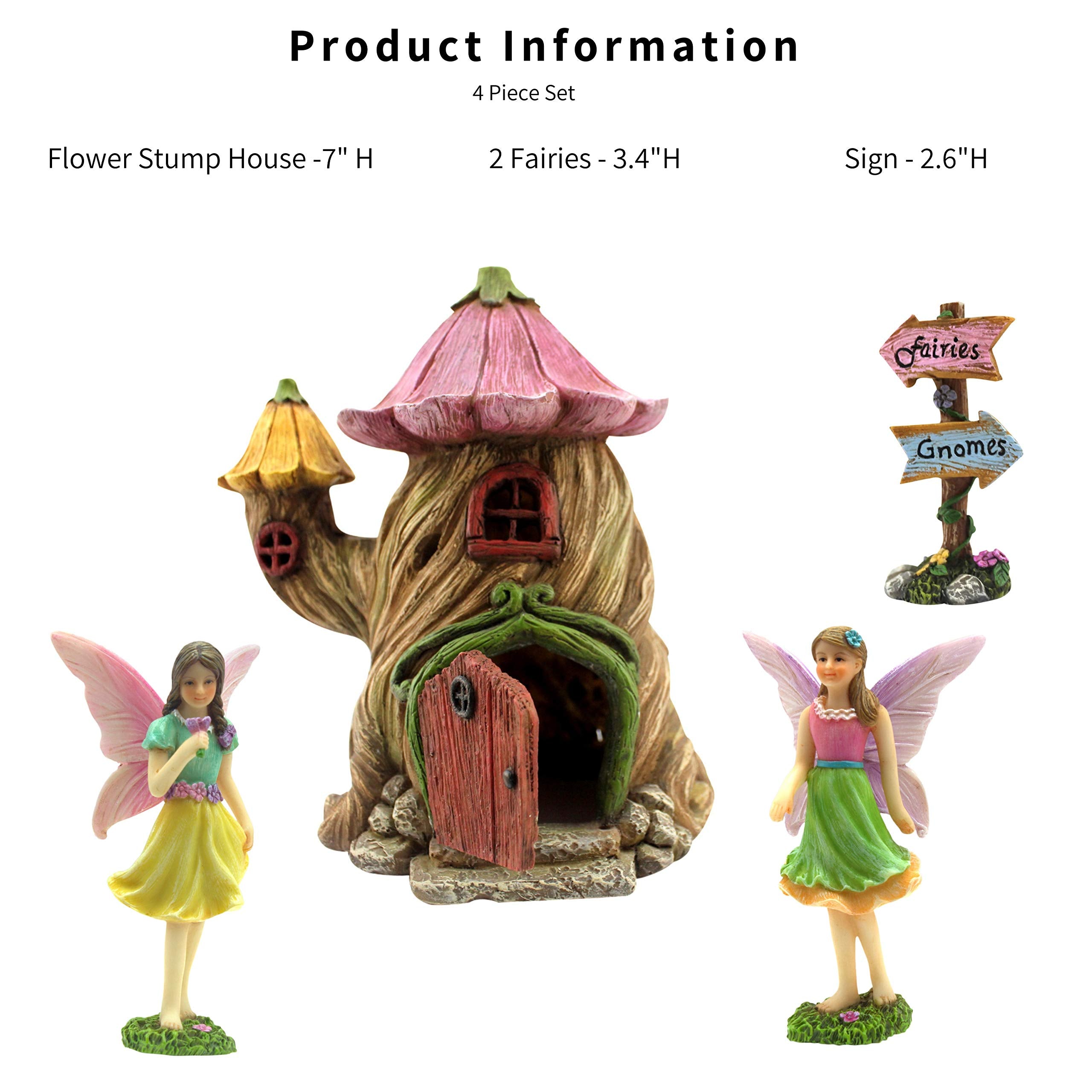 PRETMANNS two fairy figurines close-up highlighting fine hand-painted detail