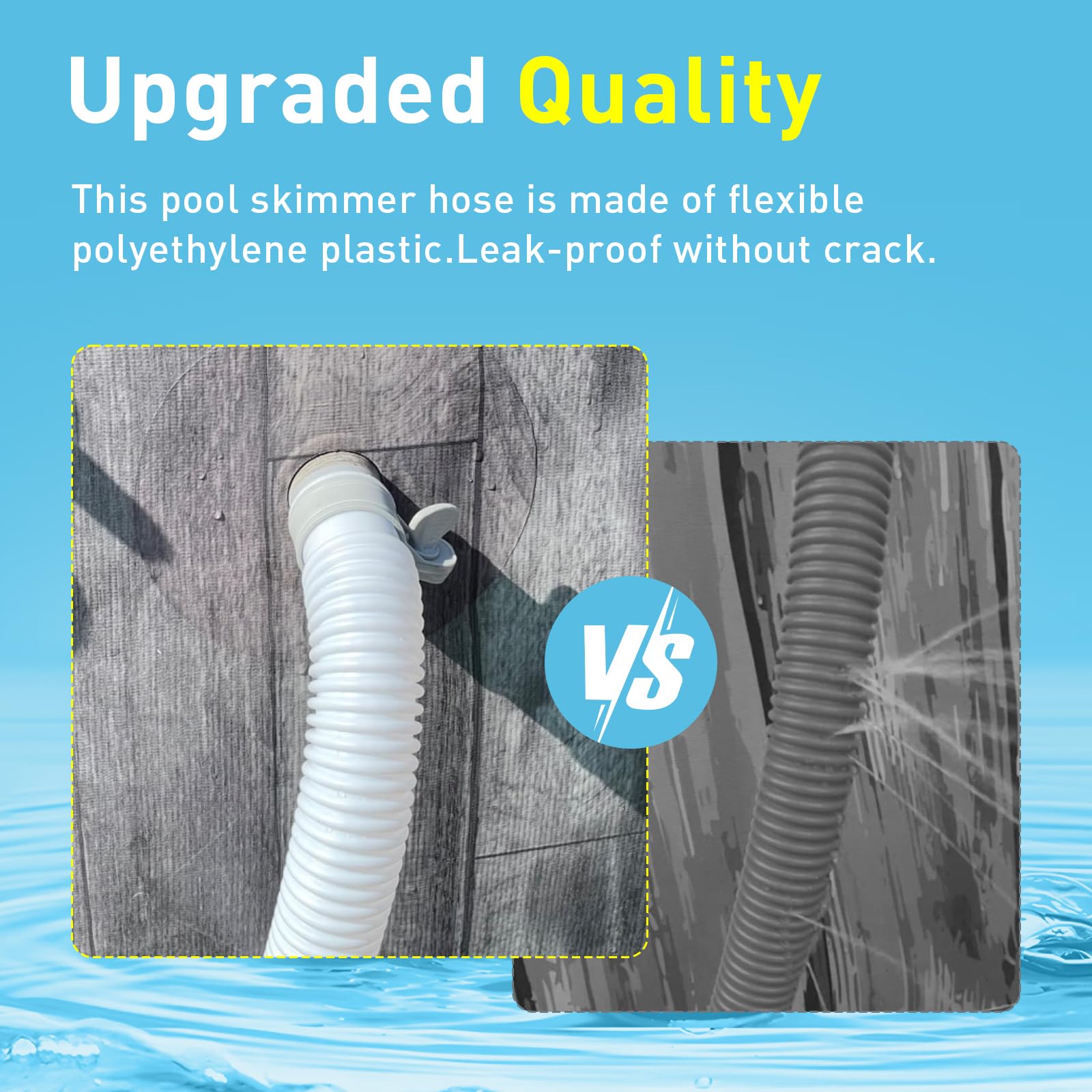 PROSOCOOL installed on Intex skimmer and pump showing proper secure connection