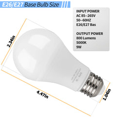 Pulems close texture detail of shatter-resistant bulb material for added safety