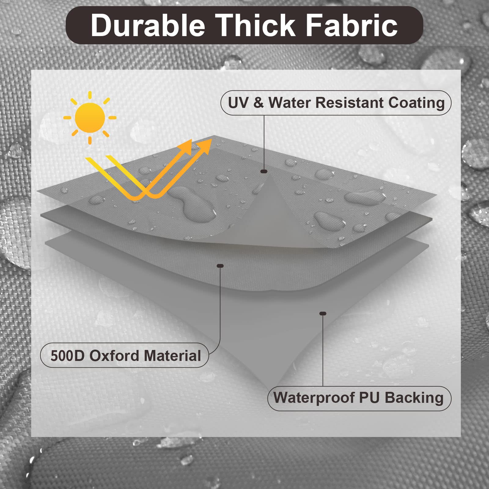 PureFit taped seam detail demonstrating waterproof protection