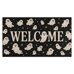 Putware front view showing full Halloween welcome design and curb appeal