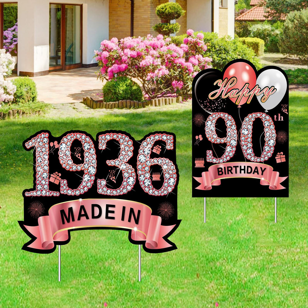 Puyruiv front packaging showing rose gold 90th sign for easy recognition
