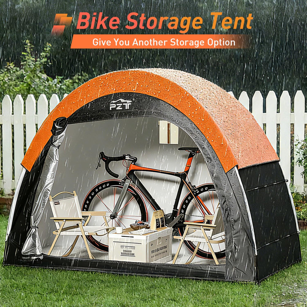 PZT backyard setup showcasing weather protection and easy access