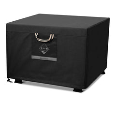 QH.HOME front view showing full 30-inch square coverage and weather protection