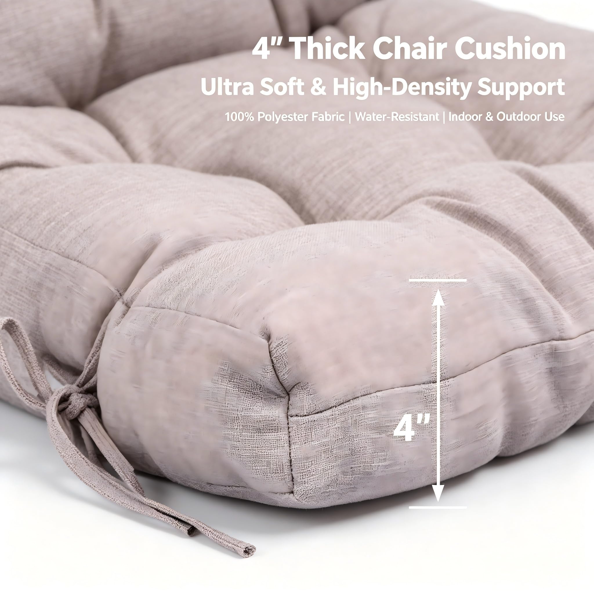 QILLOWAY tan and grey cushions side-by-side for easy color choice