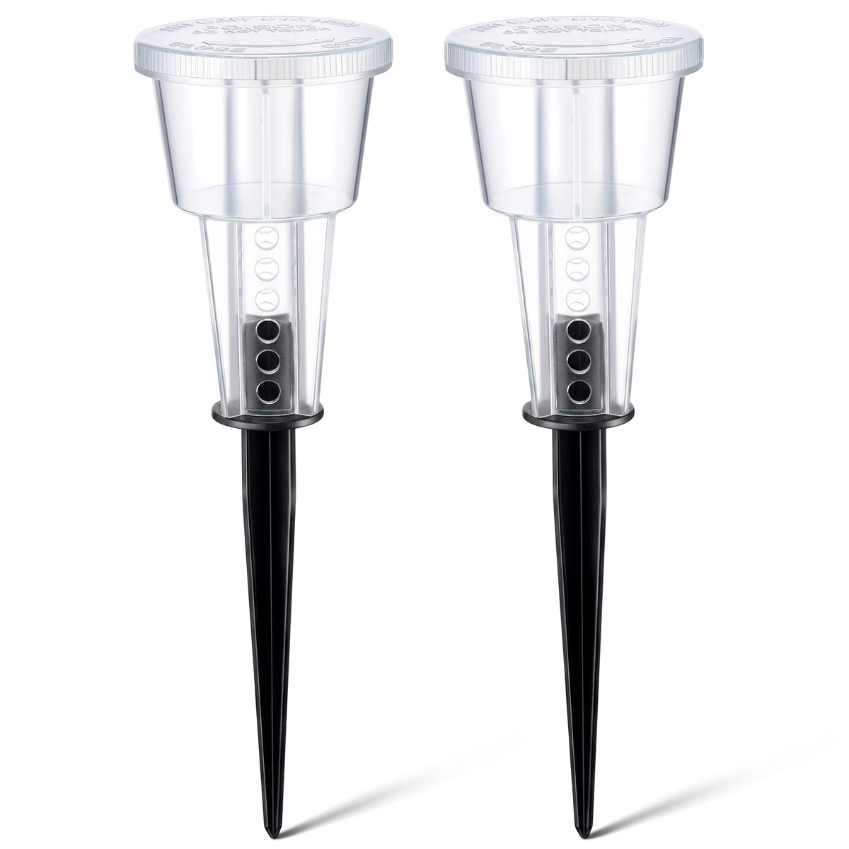 qualirey clear bait station front view showing secure lid and visibility benefit