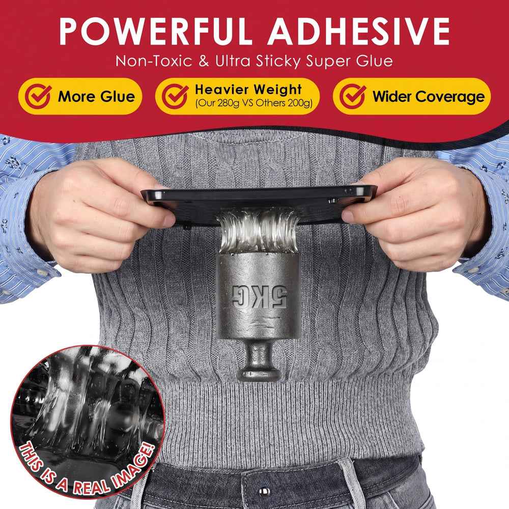 Qualirey adhesive close-up highlighting strong tack to trap pests reliably