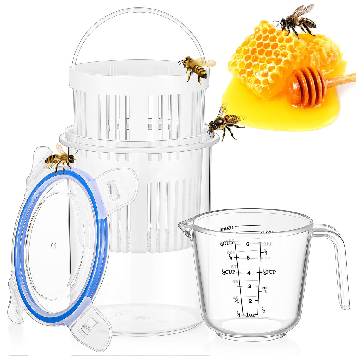 Qualirey front view detection jar showing compact design and easy storage