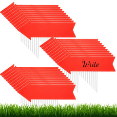 Queekay front view of red arrow signs showing clear branding and quantity benefit