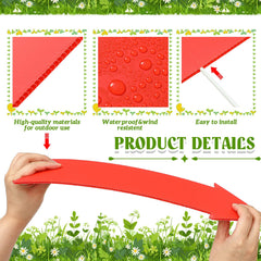 Queekay blank arrow sign with handwritten text demonstrating quick customization