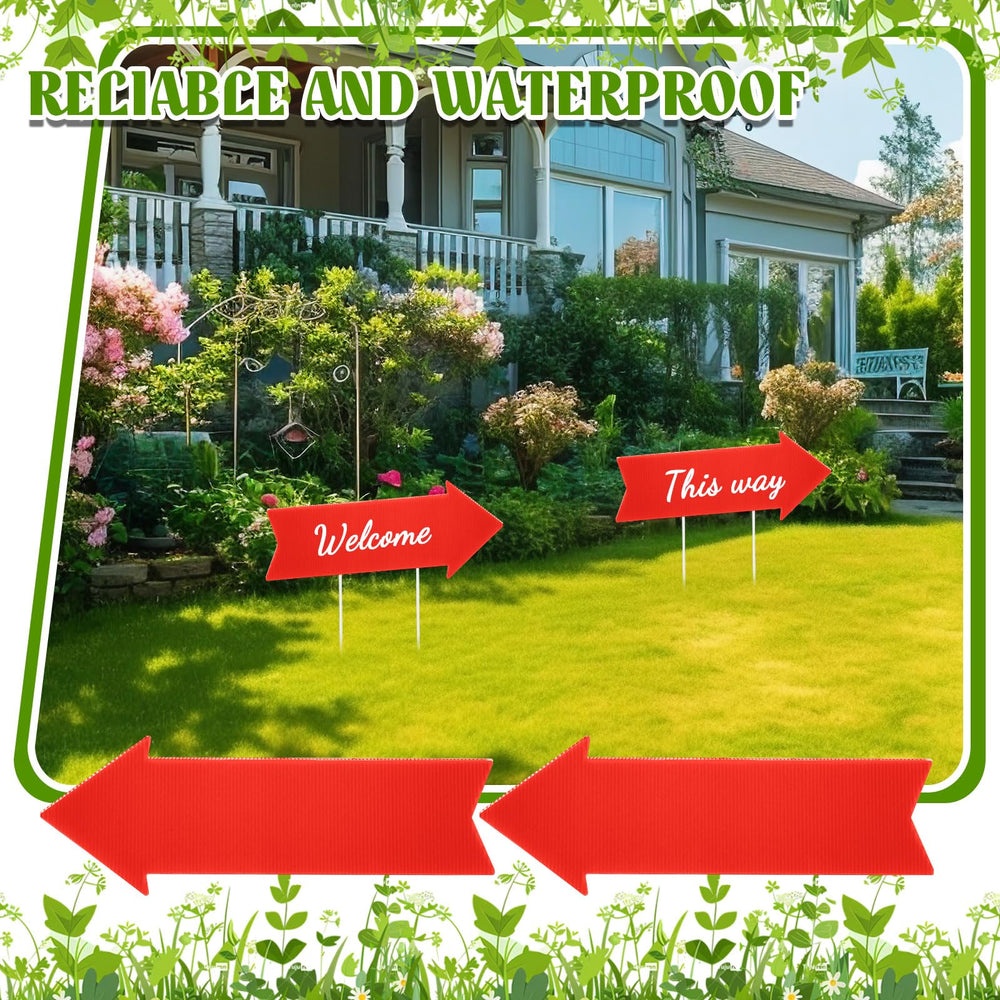 Queekay sign next to ruler showing 17x6 inch size for visibility