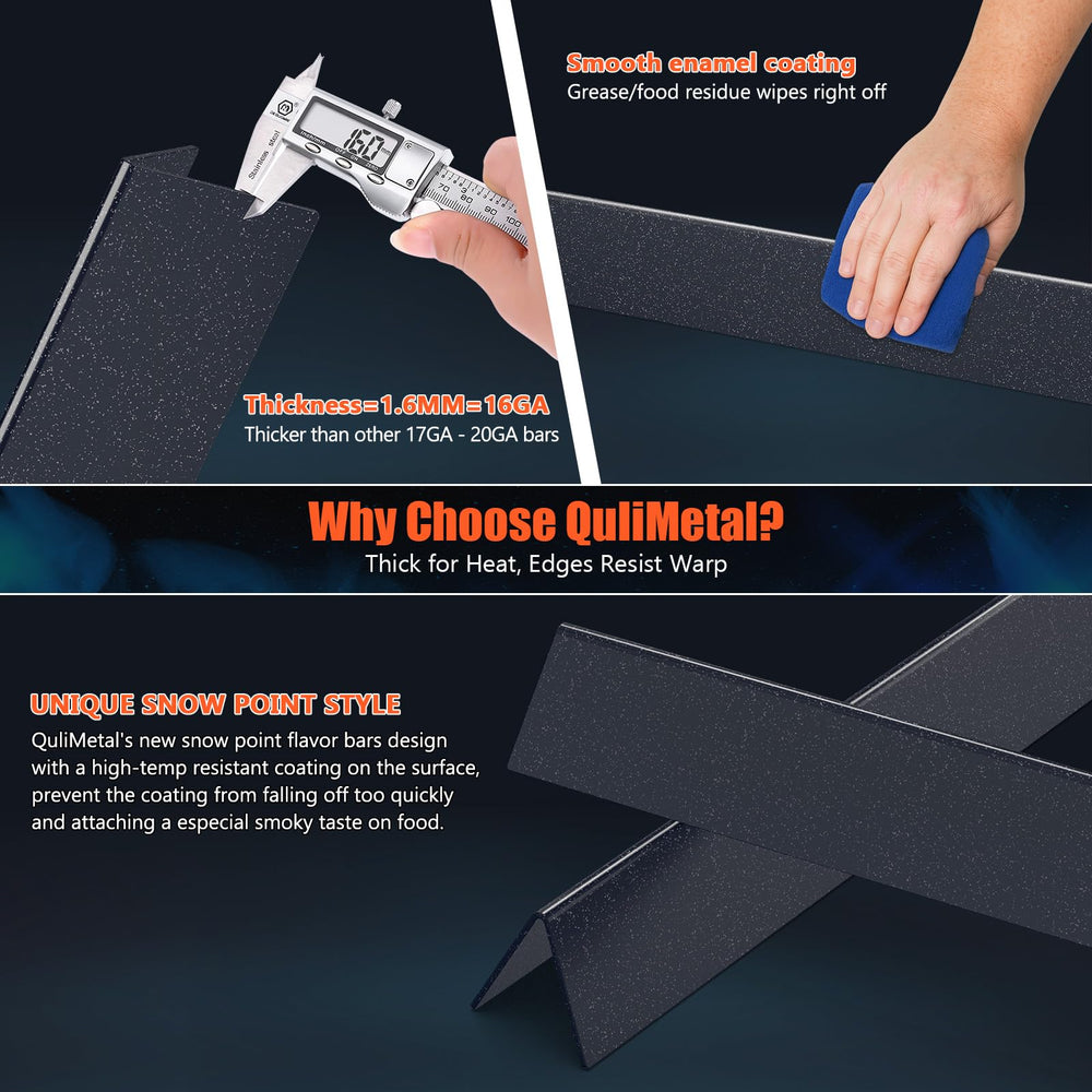 QuliMetal bars next to ruler showing 24.5 inch length and precise fit benefit