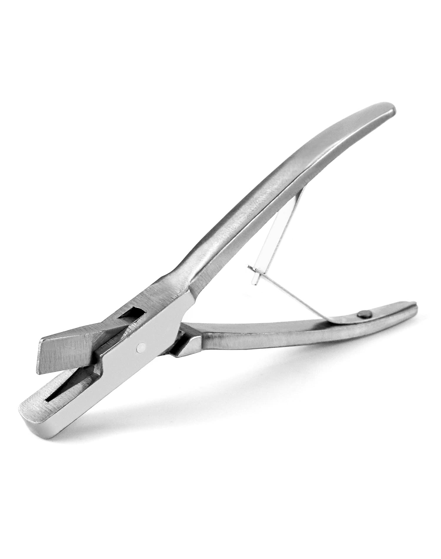 QWORK front view of ear tag pliers showing tool shape and ready-to-use benefit