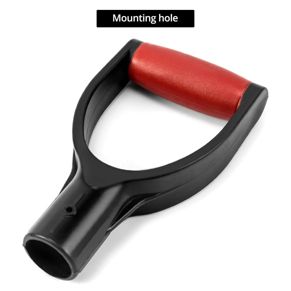 QWORK handle in use digging soil for improved leverage and control