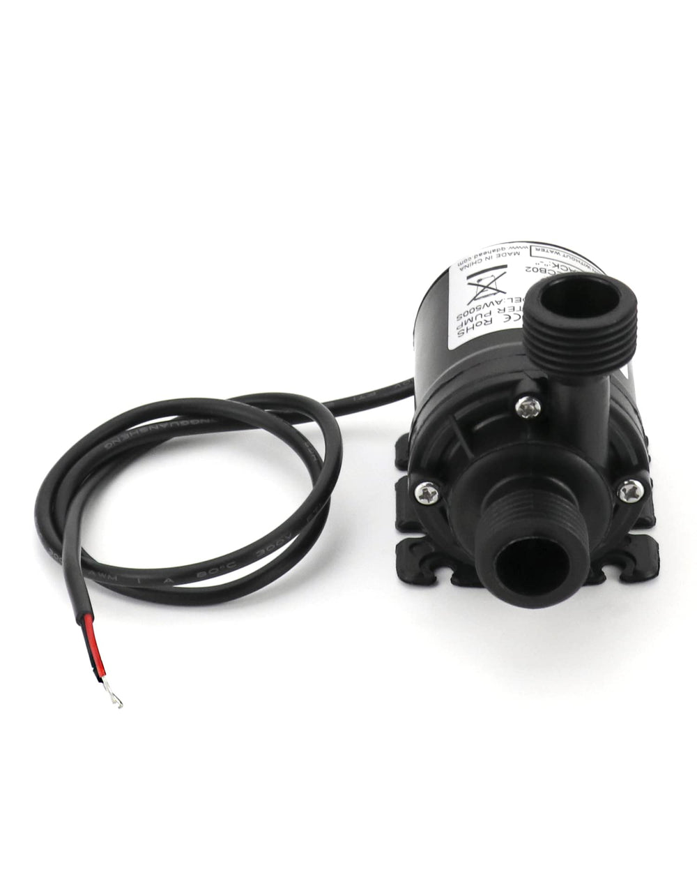 QWORK pump side profile highlighting compact design and stable mounting