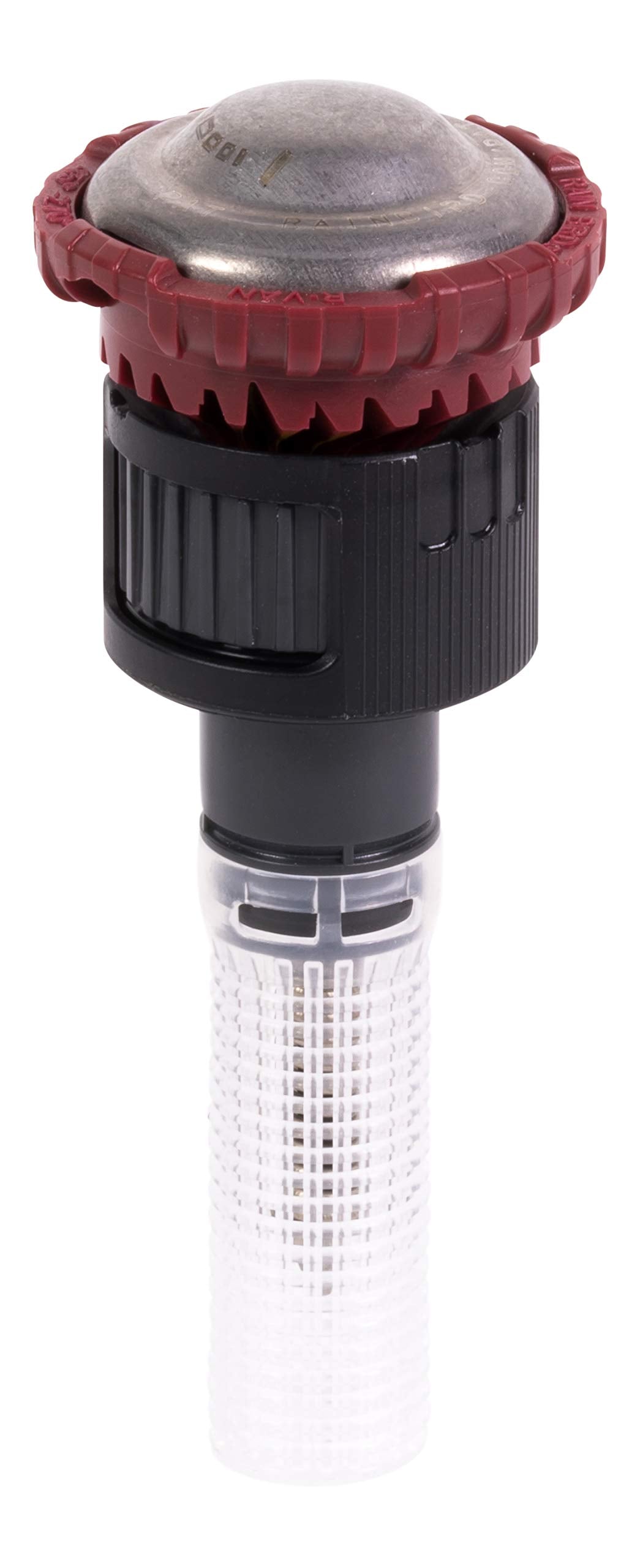 Rain Bird 24RNVAPRO front view showing nozzle profile and benefits