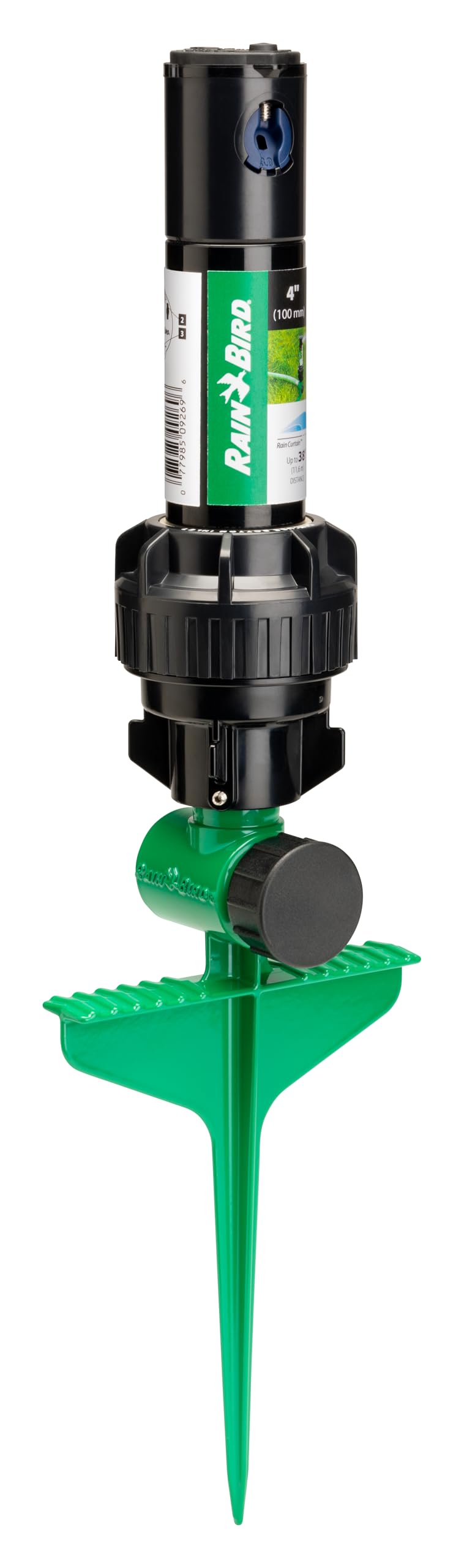 Rain Bird micro-ramps close-up preventing dry rings near head