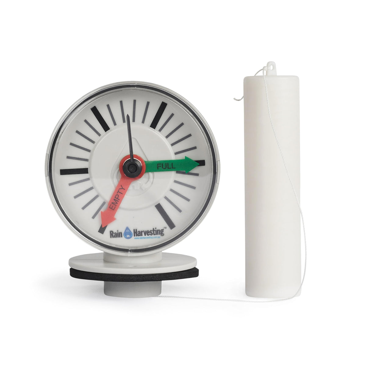Rain Harvesting Tank Gauge front view showing clear dial for quick level checks