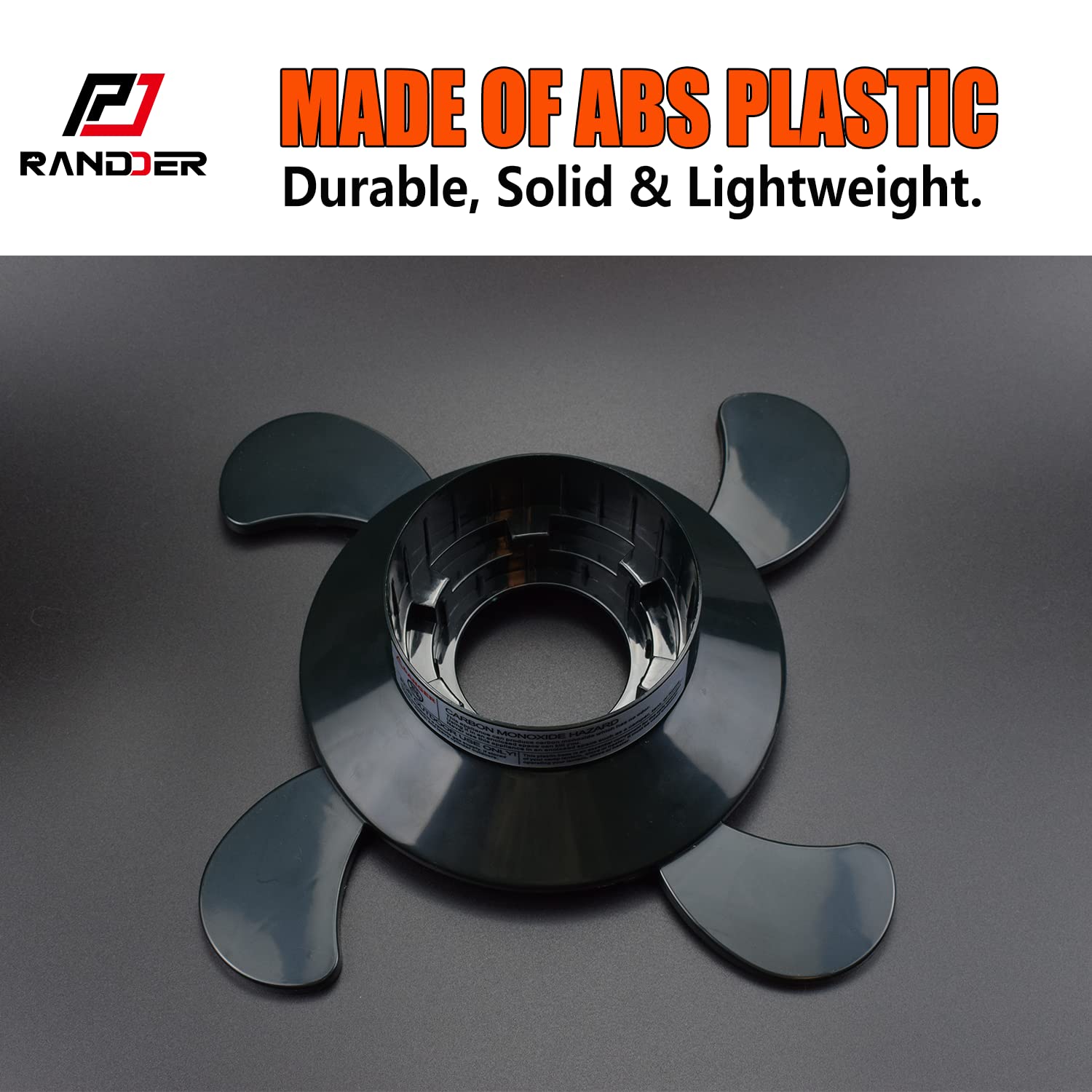 RANDDER ABS material close-up showing durable, impact-resistant construction