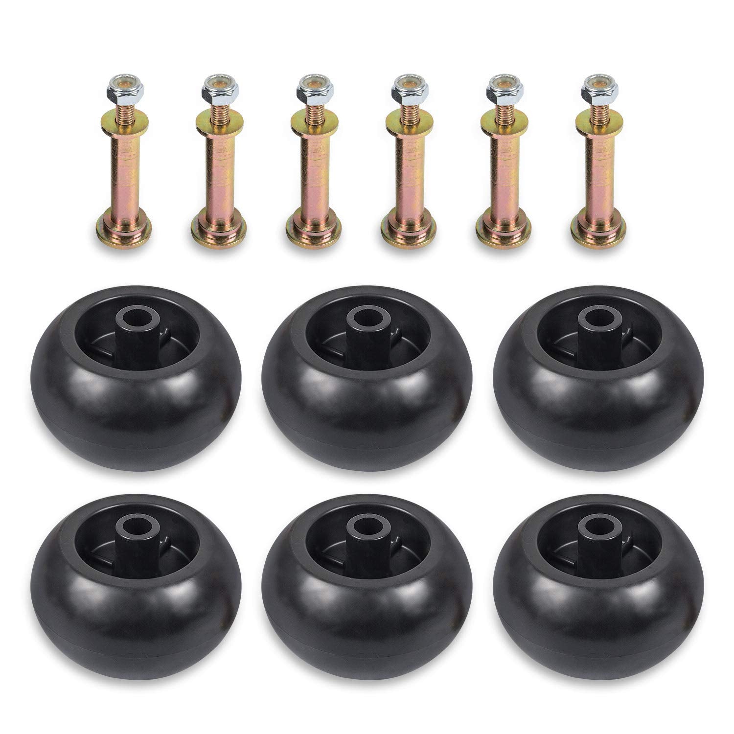 RANSOTO front packaging showing 6-deck-wheel kit and brand label, easy replacement benefit