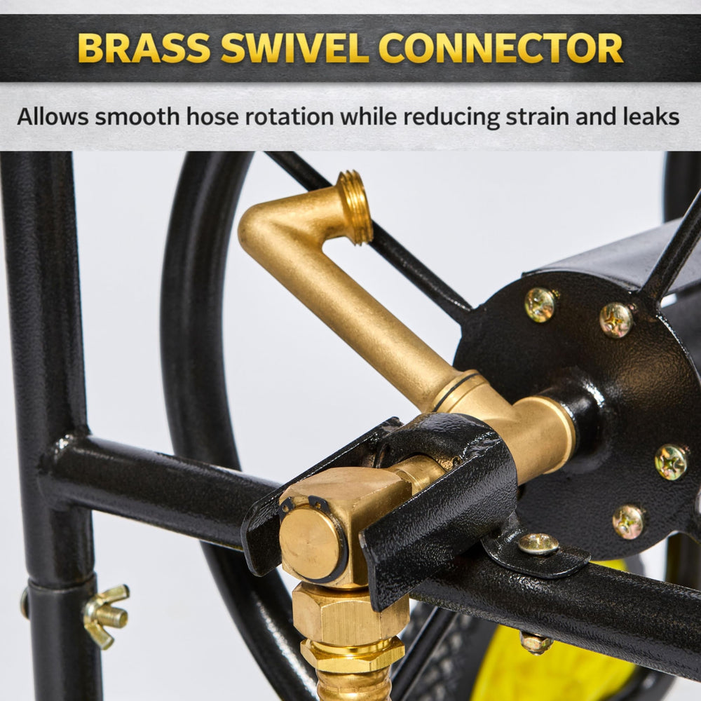 Real Hose Storage aireless tire detail, smooth stable maneuvering