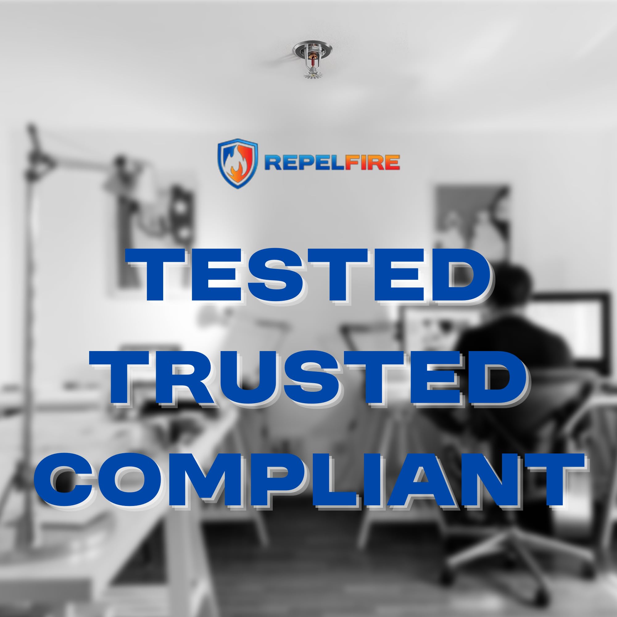RepelFire chrome trims in a 4-pack arrangement for efficient maintenance projects