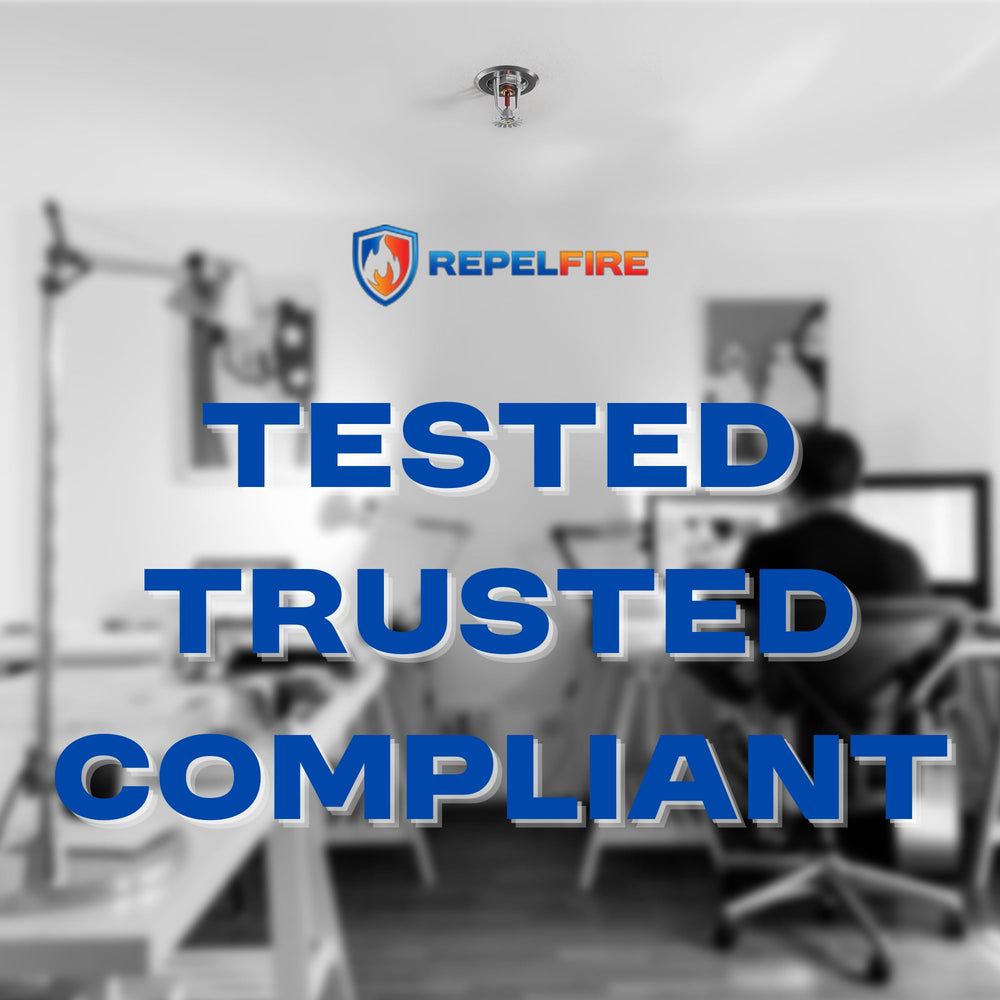 RepelFire chrome trims in a 4-pack arrangement for efficient maintenance projects