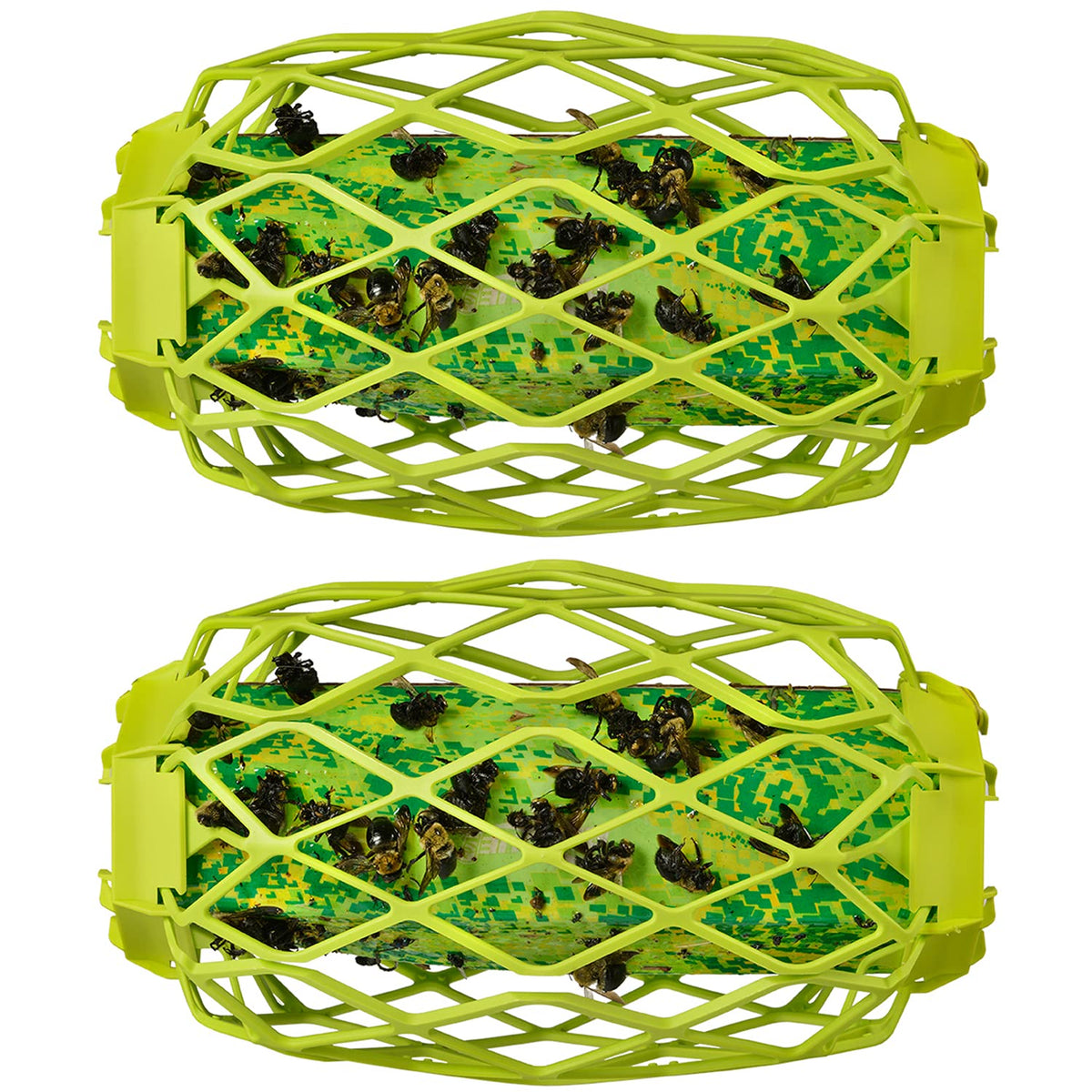 RESCUE! front packaging showing two TrapStik traps and product benefits