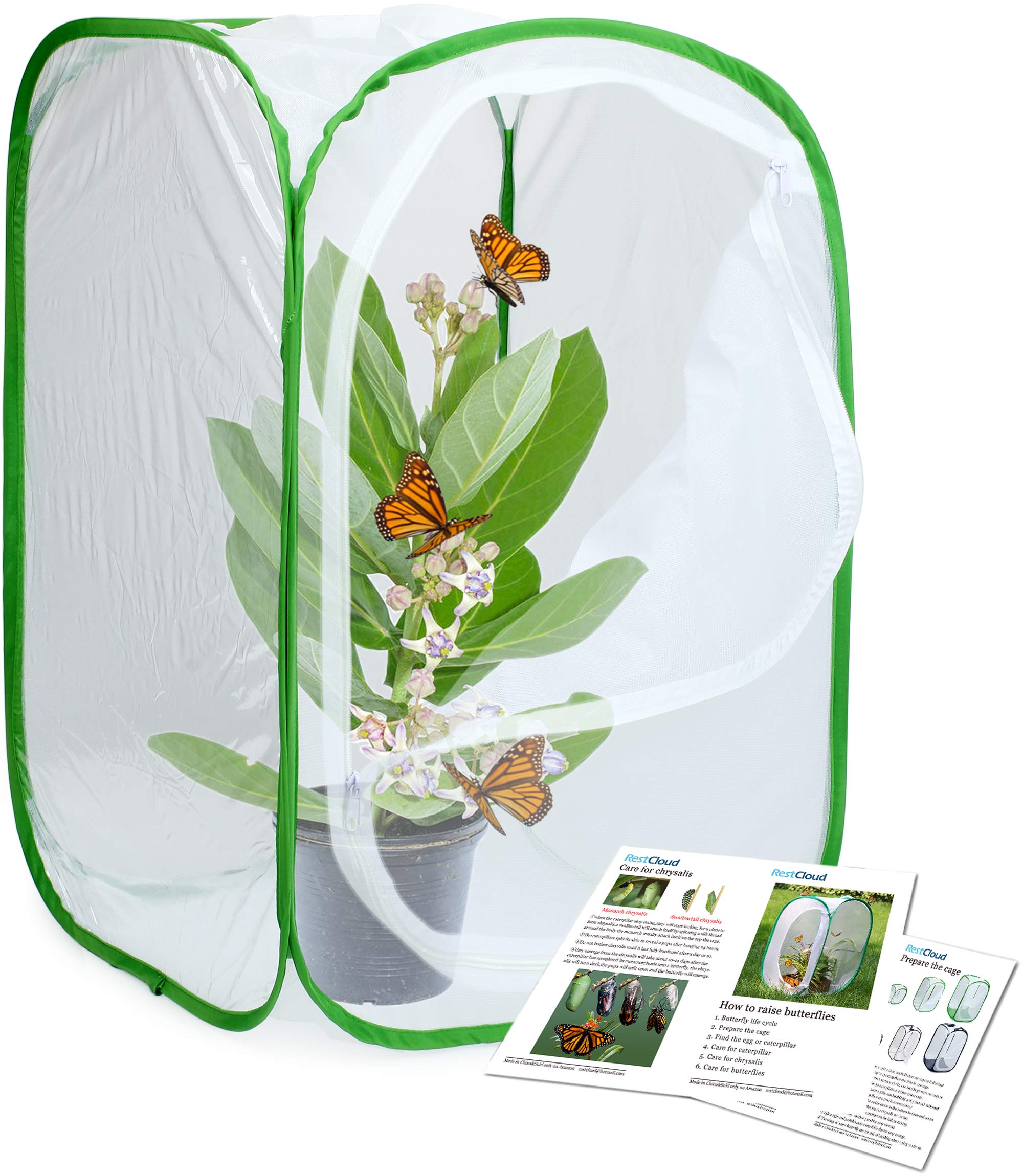 RESTCLOUD front view showing stable square habitat and viewing benefits