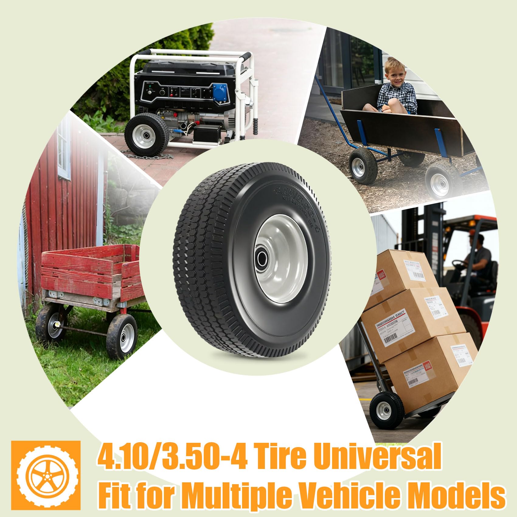 RETOTLA wheel under weight showing load support and stability during hauling tasks