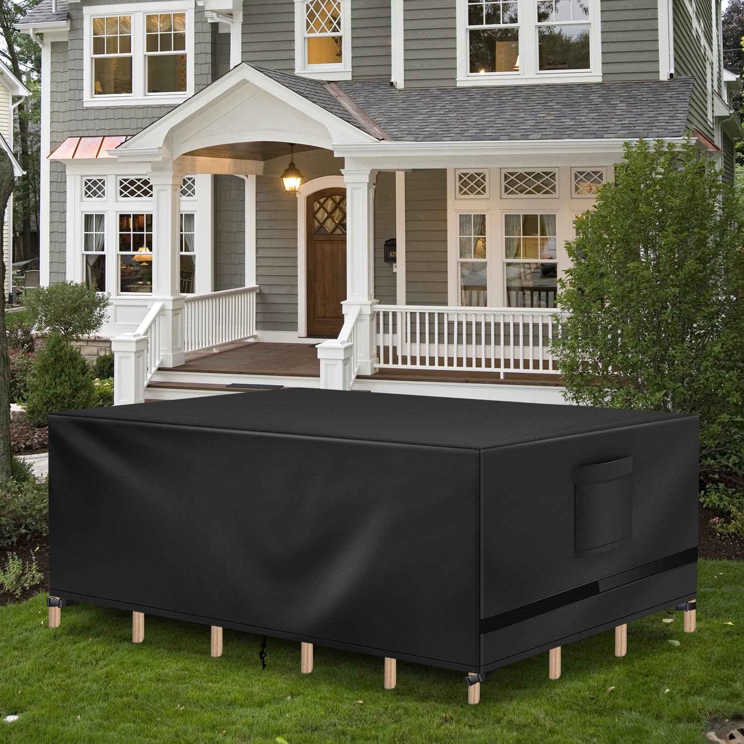 Richwon in a patio setting demonstrating year-round protection benefit