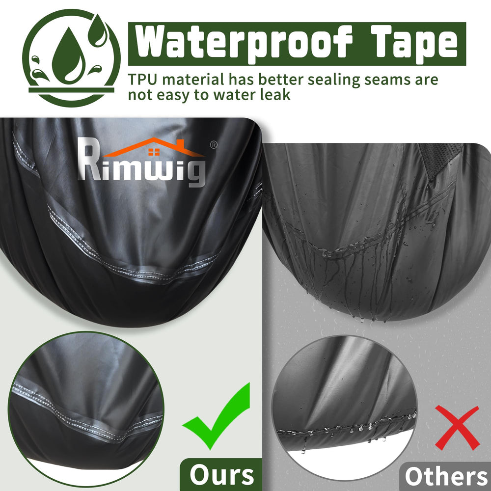 Rimwig close-up of waterproof oxford fabric texture for durability