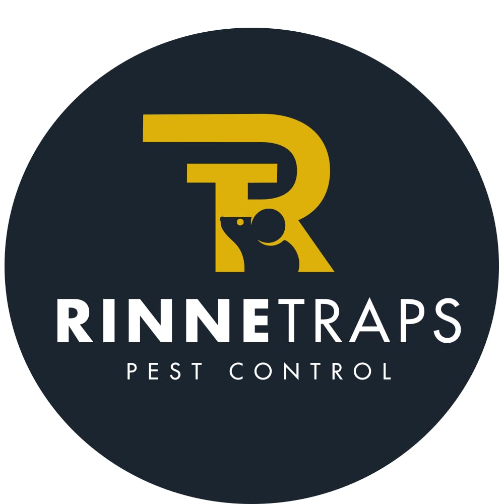 RinneTraps size comparison with hand showing compact footprint and convenience benefit