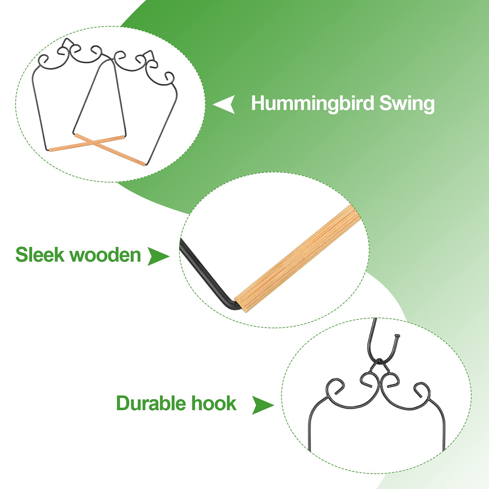 Ripeng wooden dowel detail highlighting natural perch comfort for birds