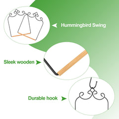 Ripeng wooden dowel detail highlighting natural perch comfort for birds