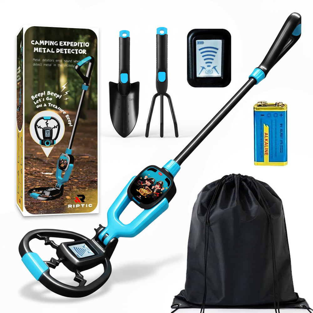 RIPTIC front view showing detector and tools, easy setup benefit