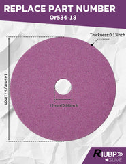 RIUBPGUVE close-up of 60-grit surface texture, showing consistent abrasive for precise sharpening