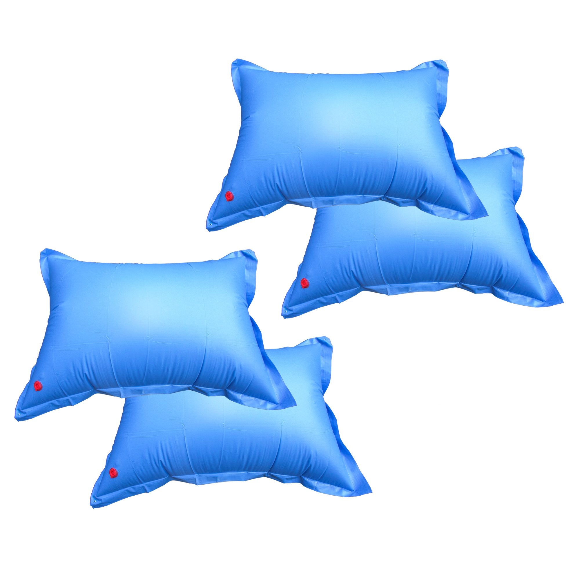Robelle pool pillow front view shows heavy-duty vinyl protecting pool walls