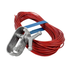 Robelle winch and cable detail ready to secure the cover and resist high winds