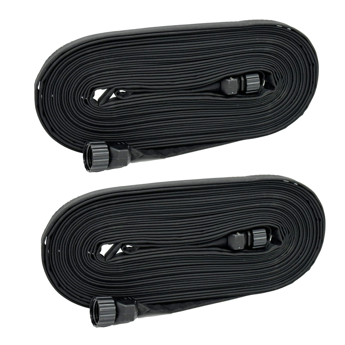 Rocky Mountain Goods front packaging showing hose and included discs, clear product view and benefit