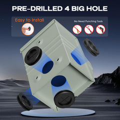Rophor NEMA 14-50P male plug detail for reliable insertion grip