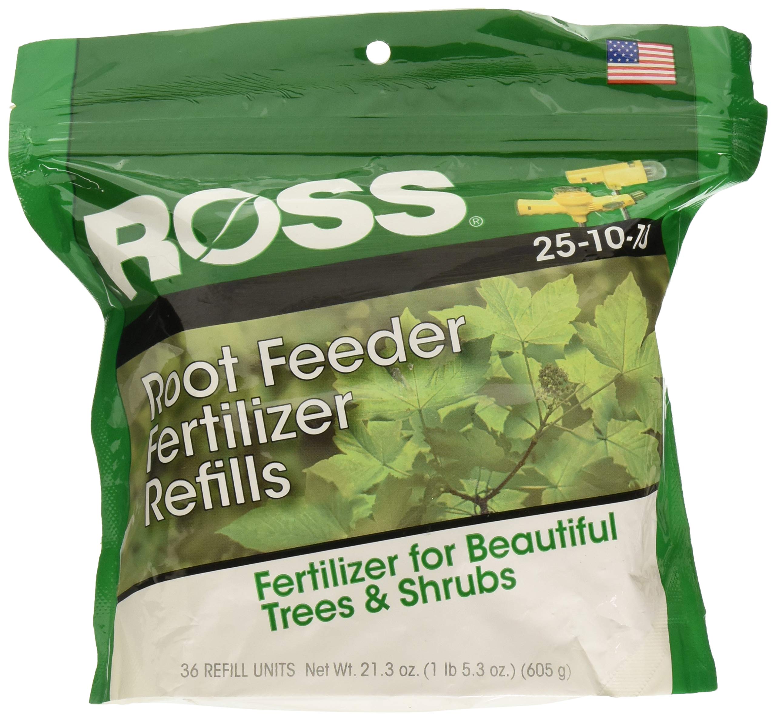 Ross front packaging showing 36 cartridges and clear benefits for easy storage
