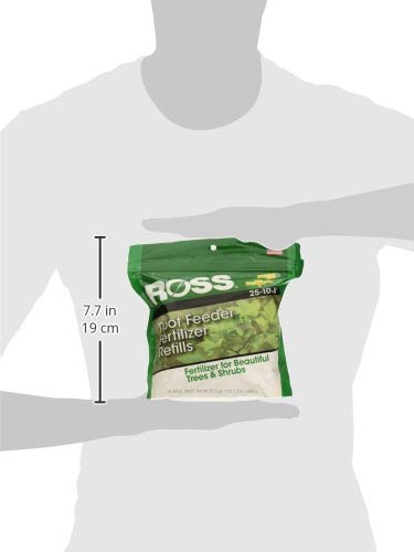 Ross garden lifestyle scene with trees and shrubs benefiting from root feeding