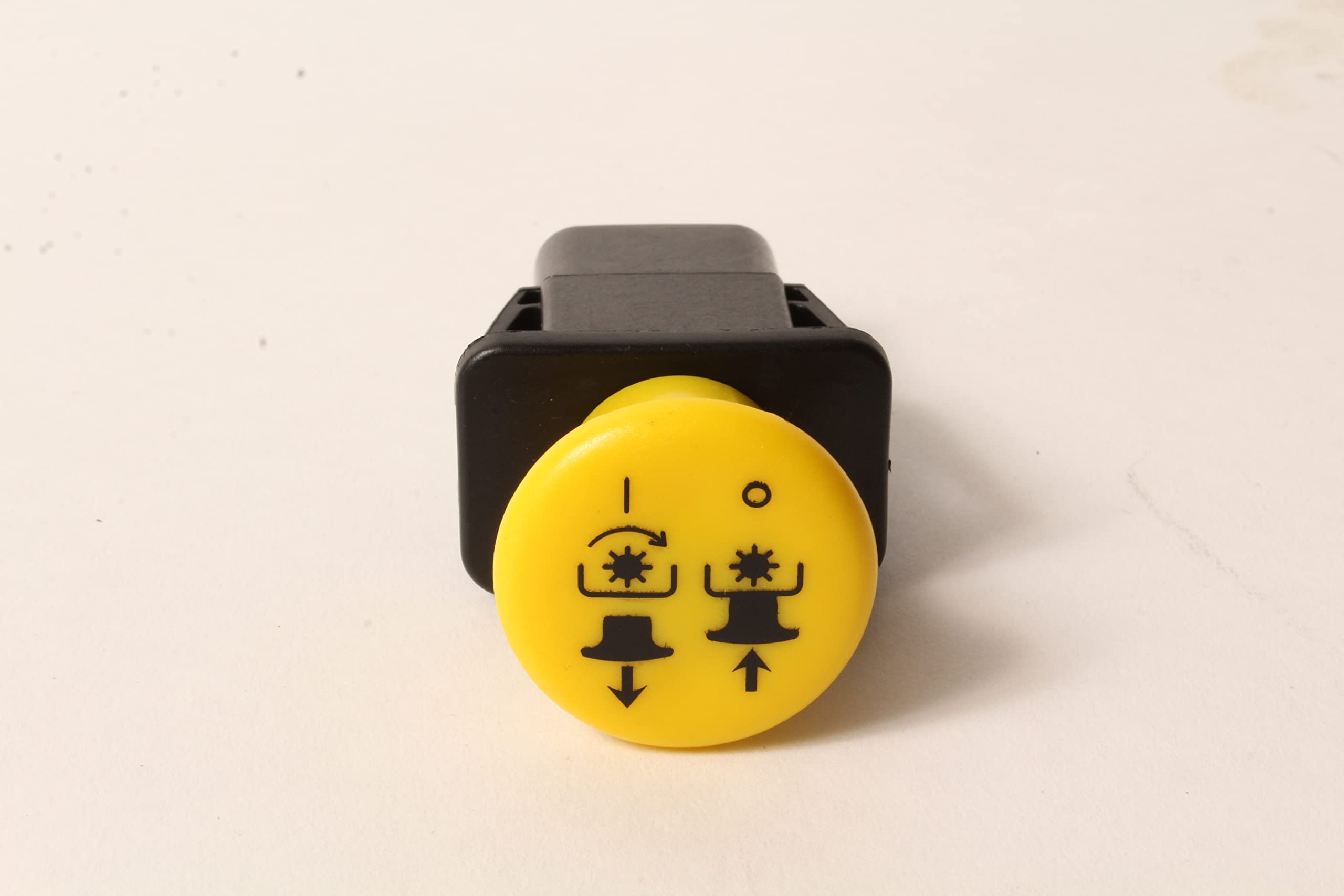 Rotary side profile highlighting 1.4 inch diameter and simple panel fit benefit