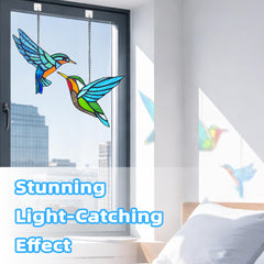 Royxen hummingbird metal chain and clear hook hardware for easy hanging