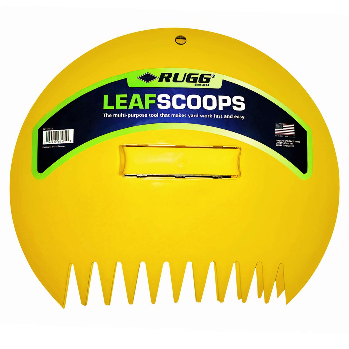 Rugg front view of scoop pair showing packaging and ready-to-use convenience