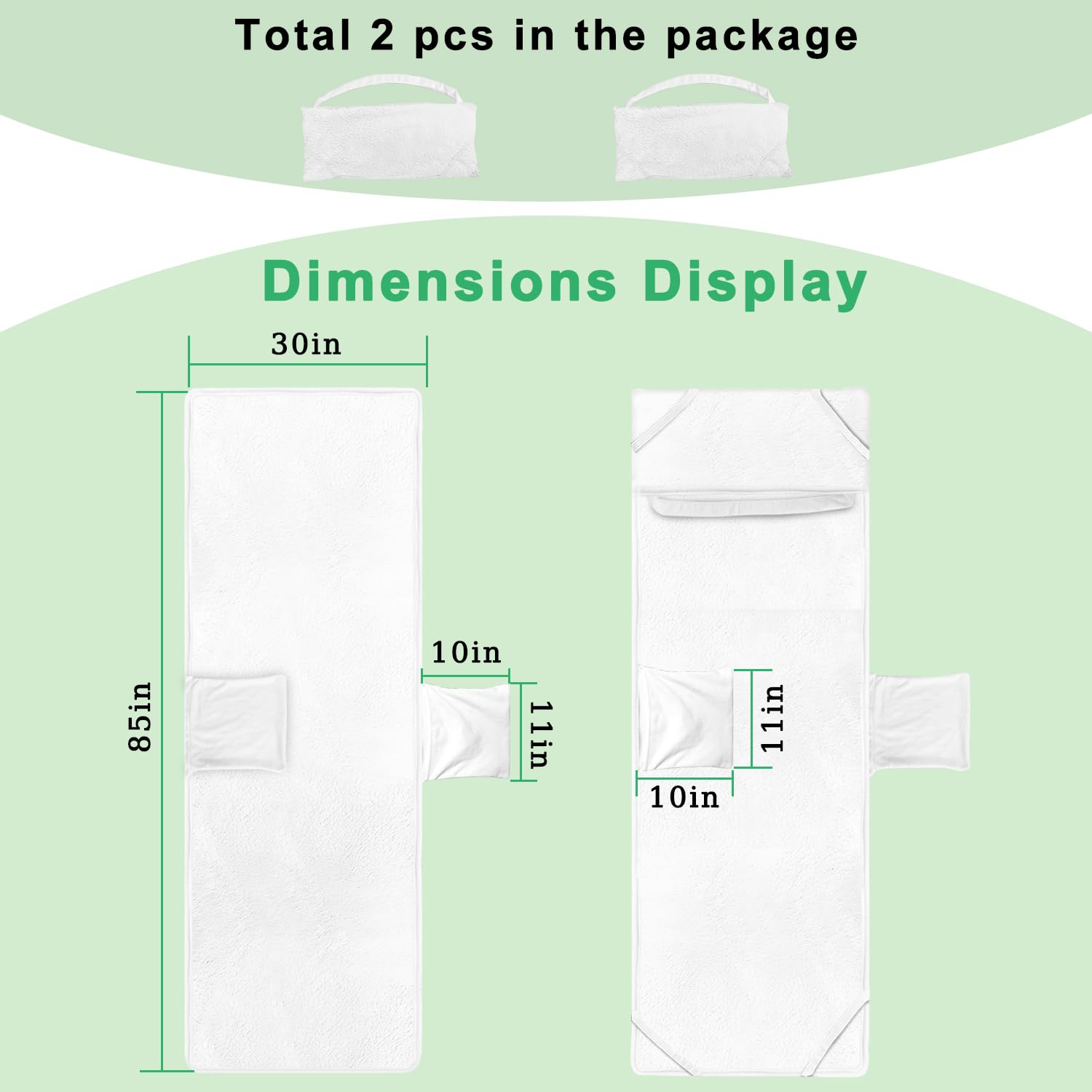 Ruikyhom corner strap and deep top pocket preventing slip on loungers
